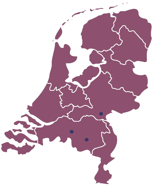 Haartsen Letselschade vestigingen op de kaart van Nederland